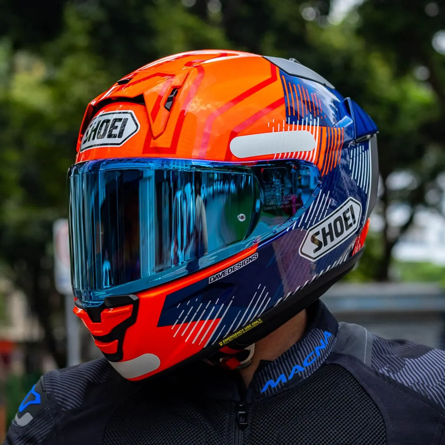 Capacete Shoei X-Spr Pro Marquez 8 TC-1 (Multifibras) - Spinelli